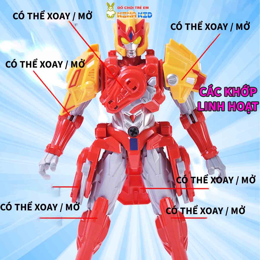 Đồ Chơi Lắp Ráp Robot Biến Hình Siêu Nhân Điện Quang Ultraman