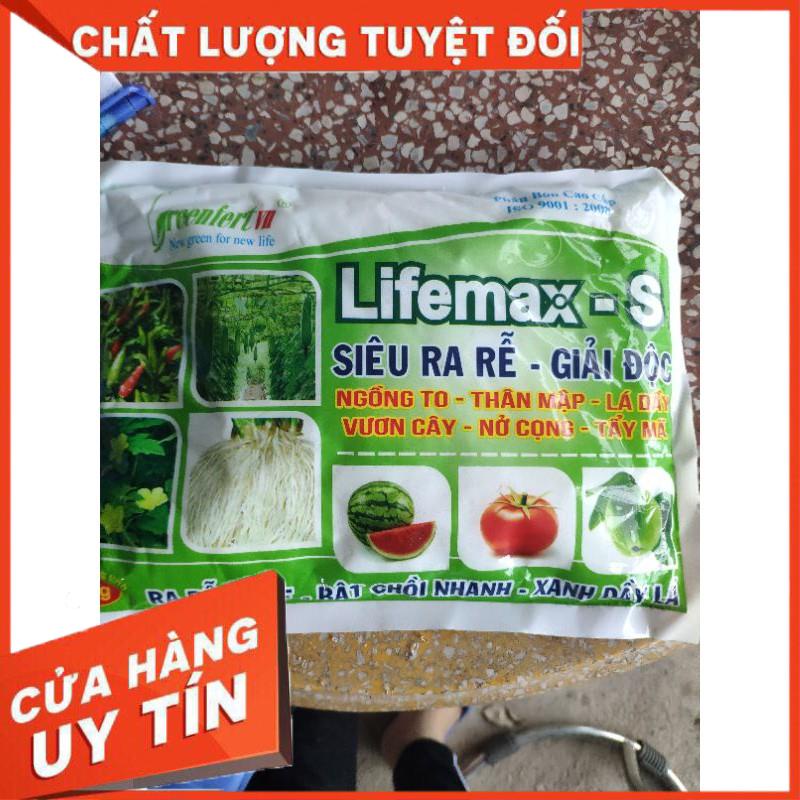 Gói phân bón lá 1kg Lifemax S giúp lá vàng thành lá xanh. giá siêu tốt