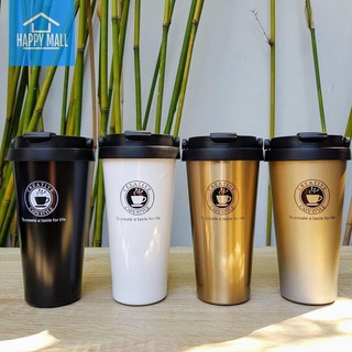 Ly giữ nhiệt có quai xách Cafe Style dung tích 500ml HC02