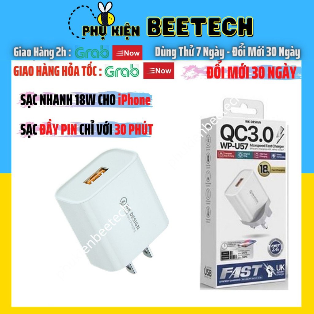 Củ Sạc sạc nhanh PD 18W Remax cho iPhone ... - Beetech vn