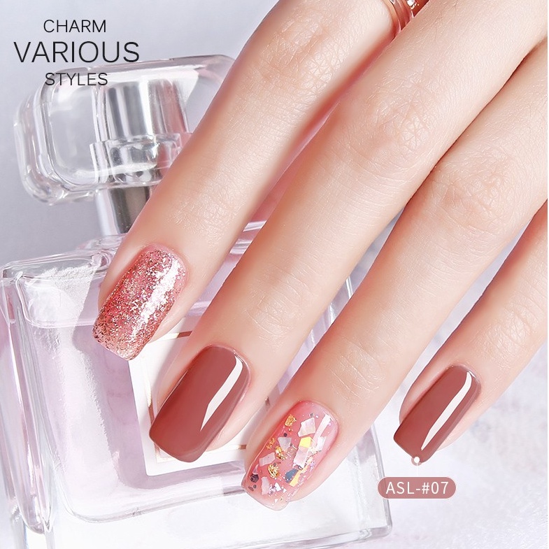 Sơn gel AS RED | Mã ASL | Màu Đậu Đỏ