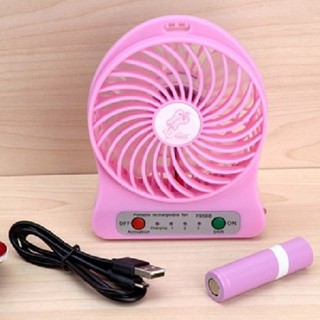 Quạt mini tích điện cầm tay có đế để bàn 3 tốc độ gió N9 - Quạt Mini Để Bàn Sạc Tích Điện Gấp Gọn USB Fan A9