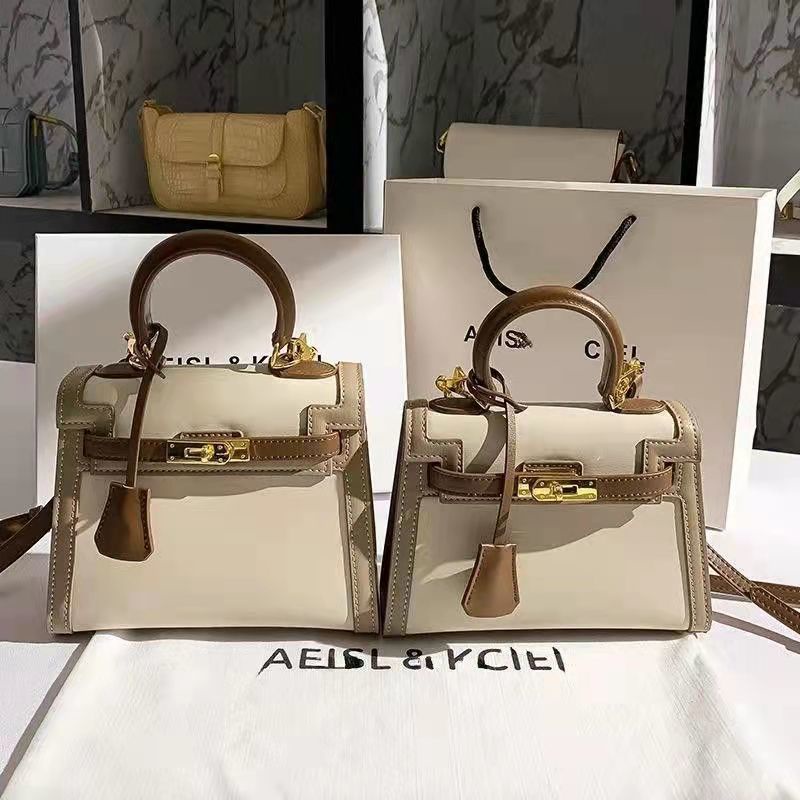 Túi xách đeo vai thiết kế màu tương phản trẻ trung cao cấp dành cho phái nữ