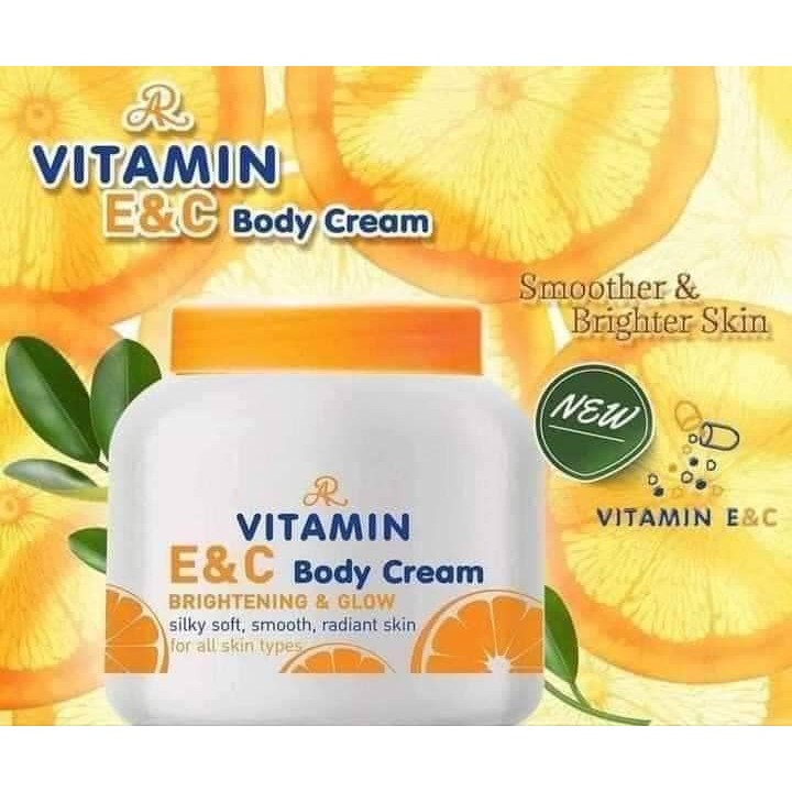 Kem Dưỡng Thể Vitamin E & C Body Cream.