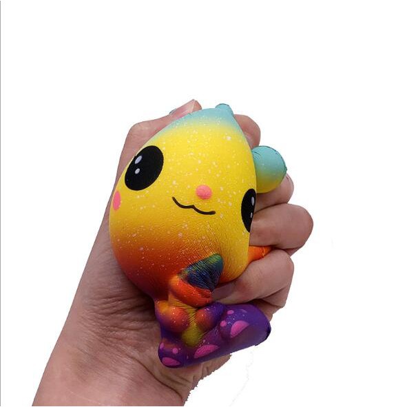 Đồ chơi Squishy Giảm Stress Hình Cây Kem Mèo Dễ Thương Cho Bé