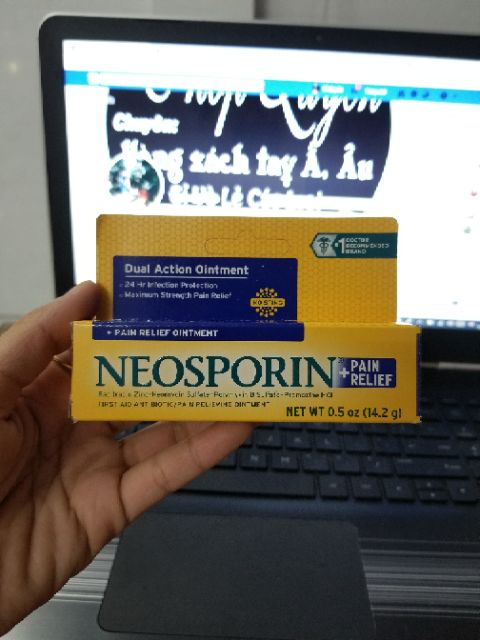 Neosporin – Kem mỡ thoa vết thương liền da nhanh chóng, không để lại thẹo