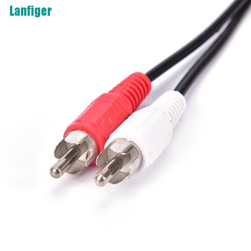 Đầu Chuyển Đổi Phích Cắm 2-RCA Thành Ổ Cắm 3.5mm Aux Chuyên Dụng