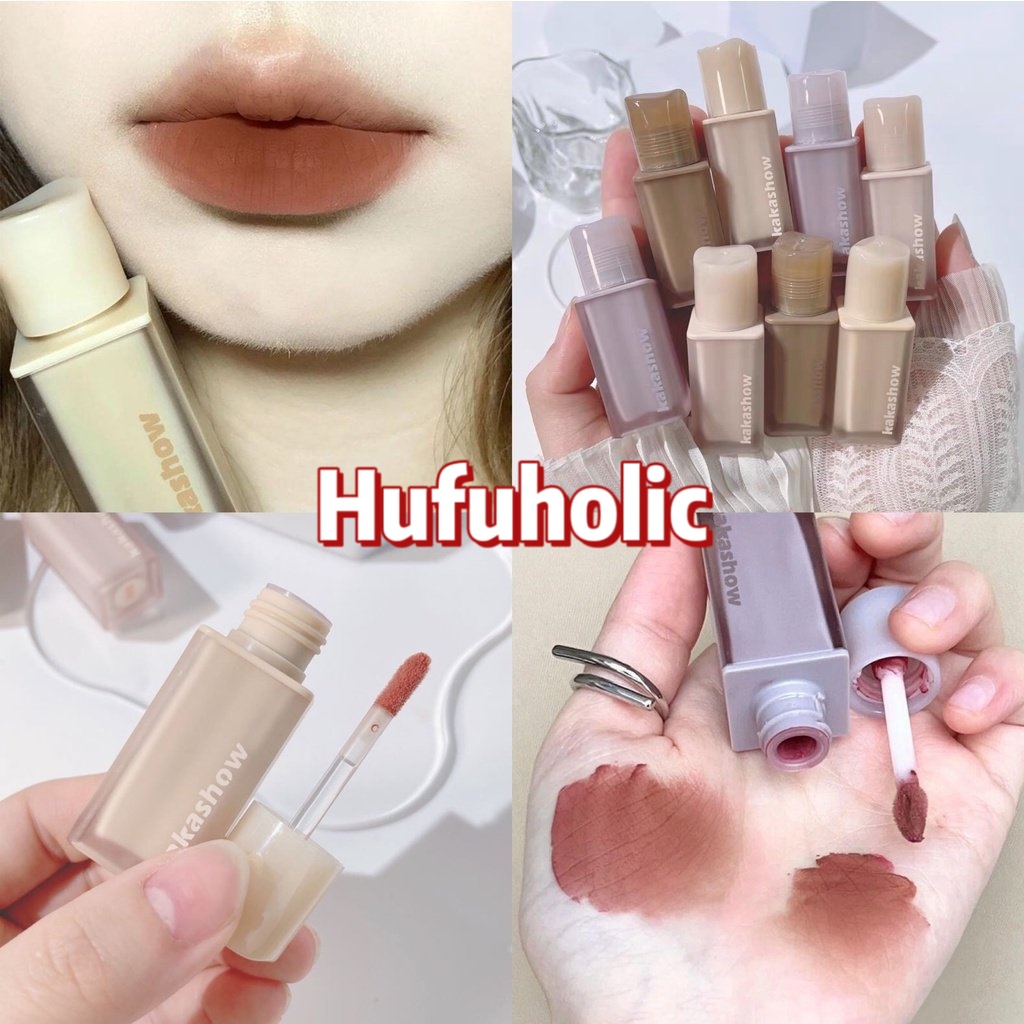 Son kem lì son kem bóng KAKASHOW căng mọng mướt môi LIP GLOSS KAKA17 mềm mịn môi Soft Mist Lip Glaze KAKA10
