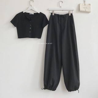 ( TRỢ GIÁ) QUẦN JOGGER DÂY RÚT EO BASIC NAM NỮ THỜI TRANG UNISEX CÁ TÍNH