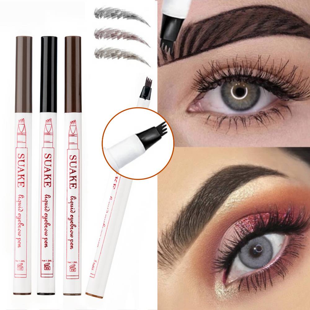 [Hàng mới về] Bút Kẻ Lông Mày Nước Chỉa 4 Sợi Suake Kháng Nước | BigBuy360 - bigbuy360.vn