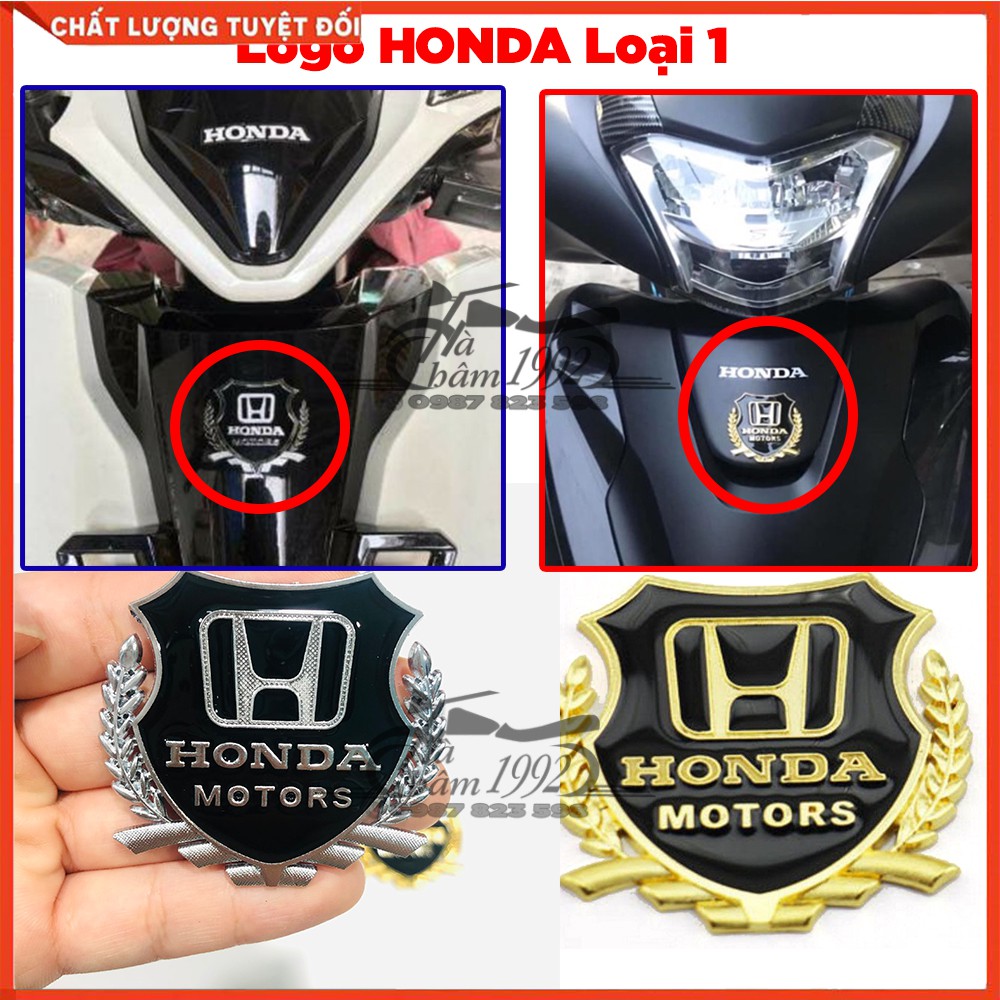 Logo Chữ Honda Gắn Xe máy Và Ô tô (Giá 1 Chiếc)