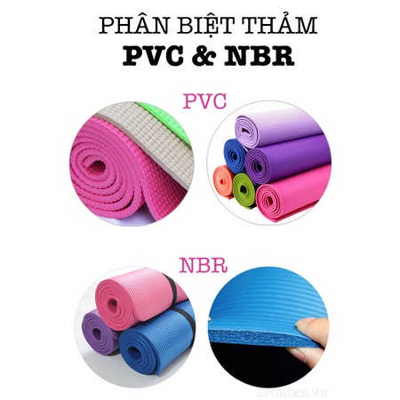 Thảm tập yoga TPE 2 lớp 6mm TPE cao cấp mềm mại em ái , thấm hút mồ hôi, chống trơn trượt