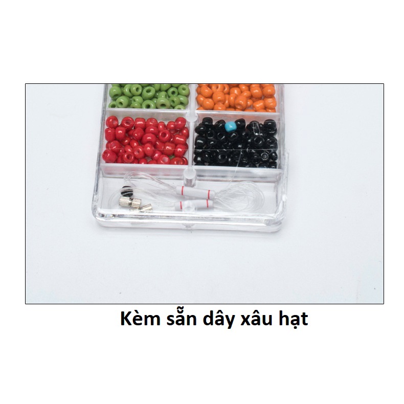 Bộ hạt cườm xâu vòng tập luyện mắt, điều trị nhược thị ở trẻ em đủ size