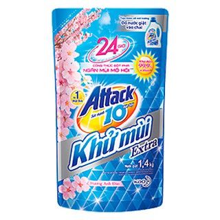 Túi nước giặt attack khử mùi 1.4kg