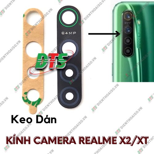 Kính camera realme x2 kèm keo dán ( kính camera thay cho realme x2 )