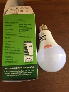 Bóng đèn LED tròn Rạng Đông 12W