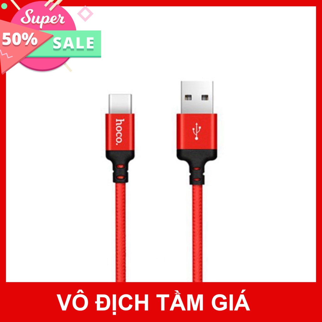 ZIN"""Dây Sạc  Nhanh Hocooo  X14 Chân Type c  Dài 1 Mét, 2 Mét Cho androi TGPK8999