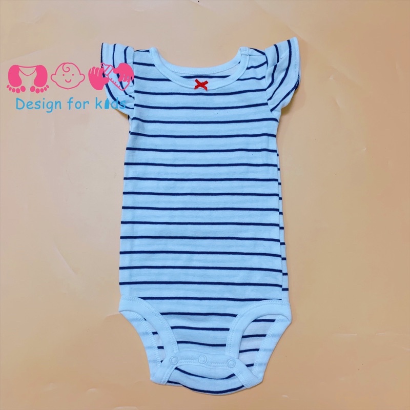 (Size 0- 3m) Body chip ba lỗ / hai dây / cánh tiên / tay bèo hàng xuất dư các hãng cho bé