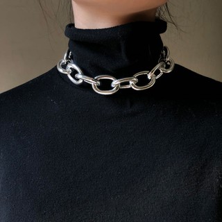 Dây chuyền kiểu mắt xích cỡ lớn độc đáo phong cách punk dành cho nữ