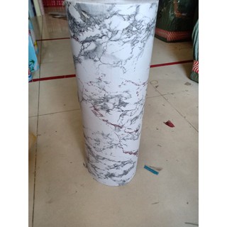 DECAL GIẤY DÁN TƯỜNG KHỔ 45CM - ĐÁ NỨT SỢI ĐEN