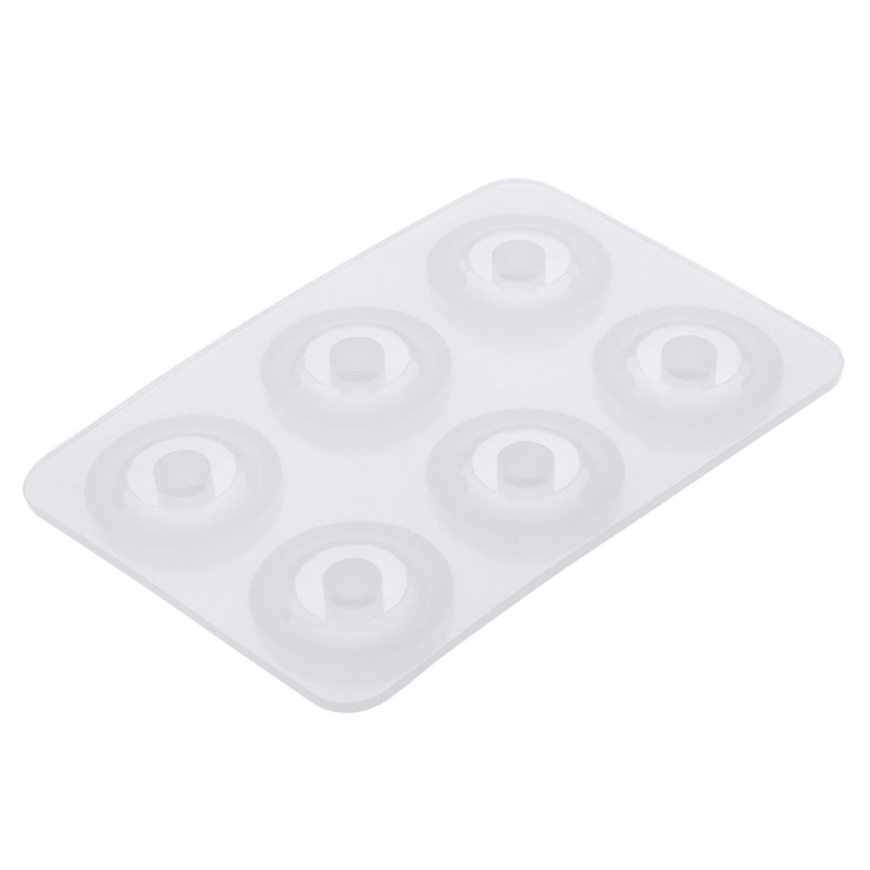 Khuôn Silicone Làm Hạt Cườm Hình Tròn / Hình Thoi Gọn Nhẹ
