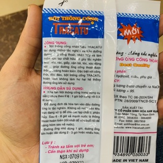 Bột thông cống Tracatu