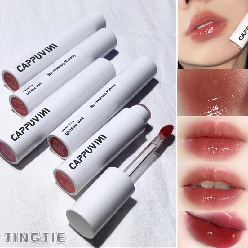 Son kem hiệu ứng gương dưỡng ẩm không phai màu Cappuvini