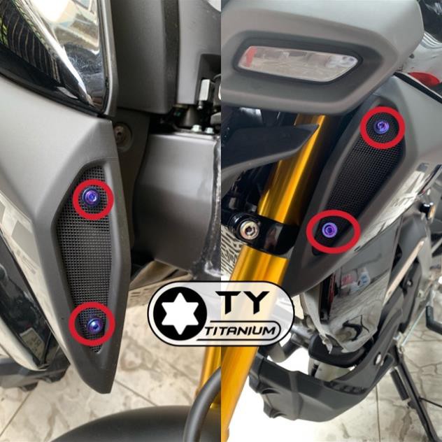COMBO 4 CON ỐC TITAN GR5 gắn thông gió trước - Bao Chuẩn GR5