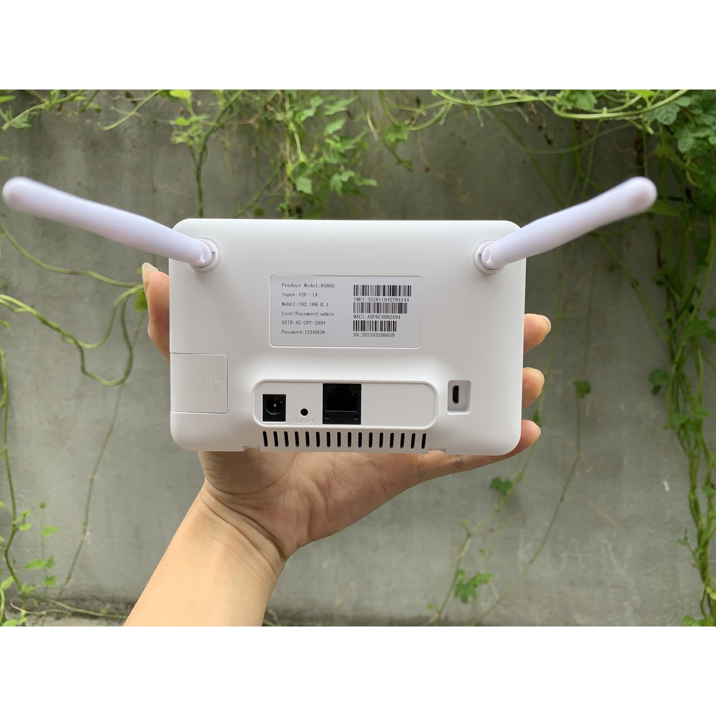 Bộ Phát Wifi 4G CPE RS860 ASPOT A60 – 150Mbps -Hỗ Trợ 1 Cổng LAN/WAN