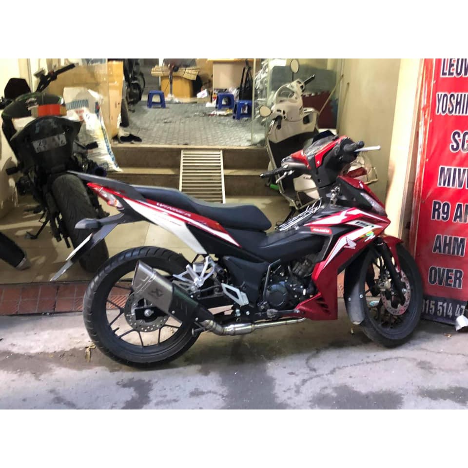 Pô R1 Cho Winner, Winner X Cổ Bầu Tổ Ong Inox 304
