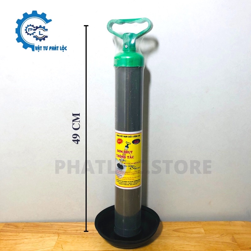 Cây bơm thụt thông tắc bồn cầu, nhà vệ sinh - thông cầu thông minh, đa năng