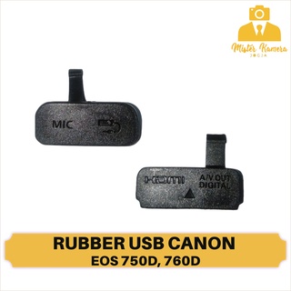Vỏ cao su cổng usb cao su cho máy ảnh canon eos 750d 760d hdmi 750 d 760 d