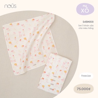 [ NOUS ] Sét 5 khăn xô 1 lớp cho bé