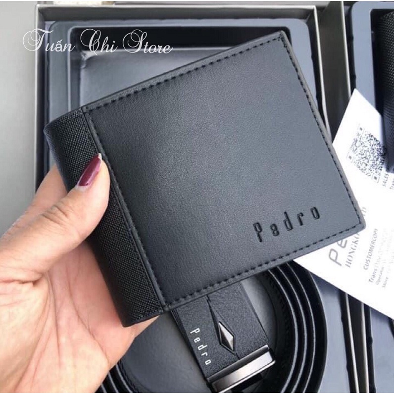 💥𝐒𝐈𝐄̂𝐔 𝐒𝐀𝐋𝐄 𝟓𝟎%💥 𝑪𝒐𝒎𝒃𝒐 𝒕𝒉𝒂̆́𝒕 𝒍𝒖̛𝒏𝒈 𝒗𝒊́ 𝒅𝒂 𝒏𝒂𝒎 𝑷𝒆𝒅𝒓𝒐𝒐 hàng cao cấp, Dây lưng nam và Ví da nam lịch lãm fullbox+ túi