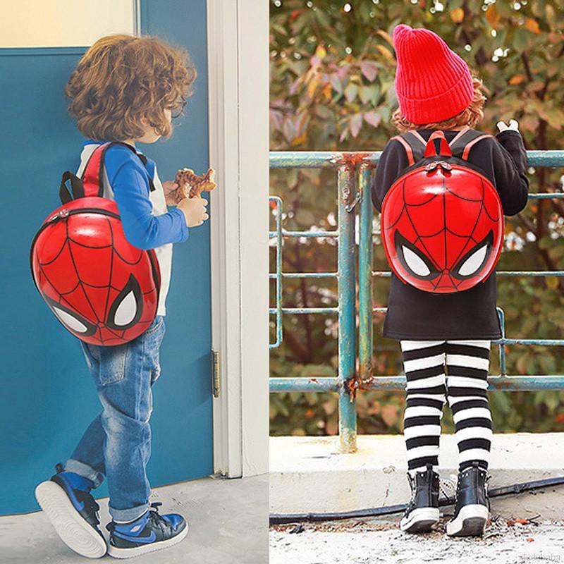 【dudubaba】Fashion Children Boys Cute Cartoon Kindergarten Backpack