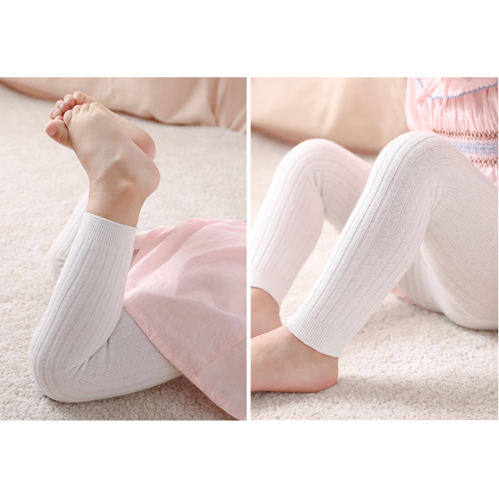 Quần legging  vải cotton kẻ sọc dọc cho bé 0-3.5 tuổi