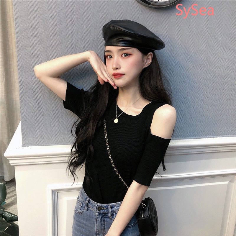 Áo Dệt Kim Ngắn Tay Thời Trang Mùa Hè Hàn Quốc Cho Bé Gái