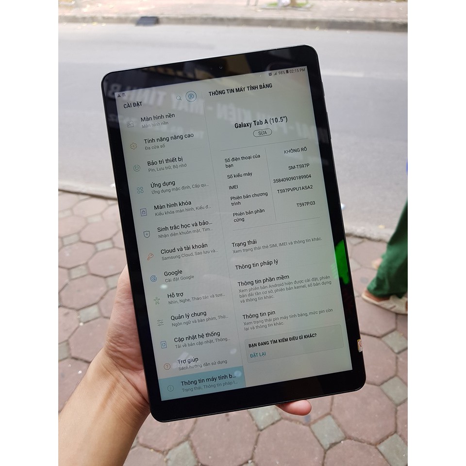 Máy Tỉnh bảng samsung Galaxy Tab A 2018 10.5 Zin chuẩn 100% . đẹp 99% , ảnh thật 100% mua hàng tại PlayMobile | BigBuy360 - bigbuy360.vn