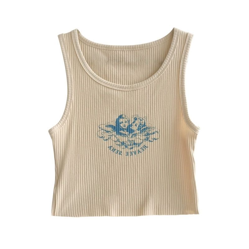 Áo Thun Hai Dây Thời Trang Mùa Hè Hàn Quốc Dành Cho Nữ