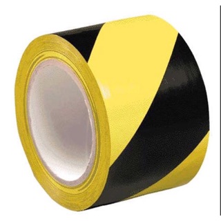 BĂNG KEO CẢNH BÁOVÀNG SỌC ĐEN 48MM