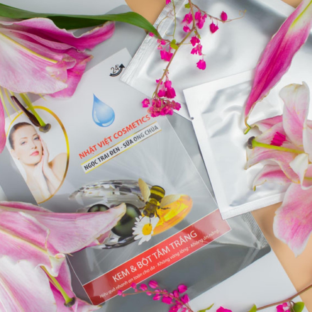 Kem Và Bột Tắm Trắng Siêu Tốc Nhật Việt Cosmetics (150g)