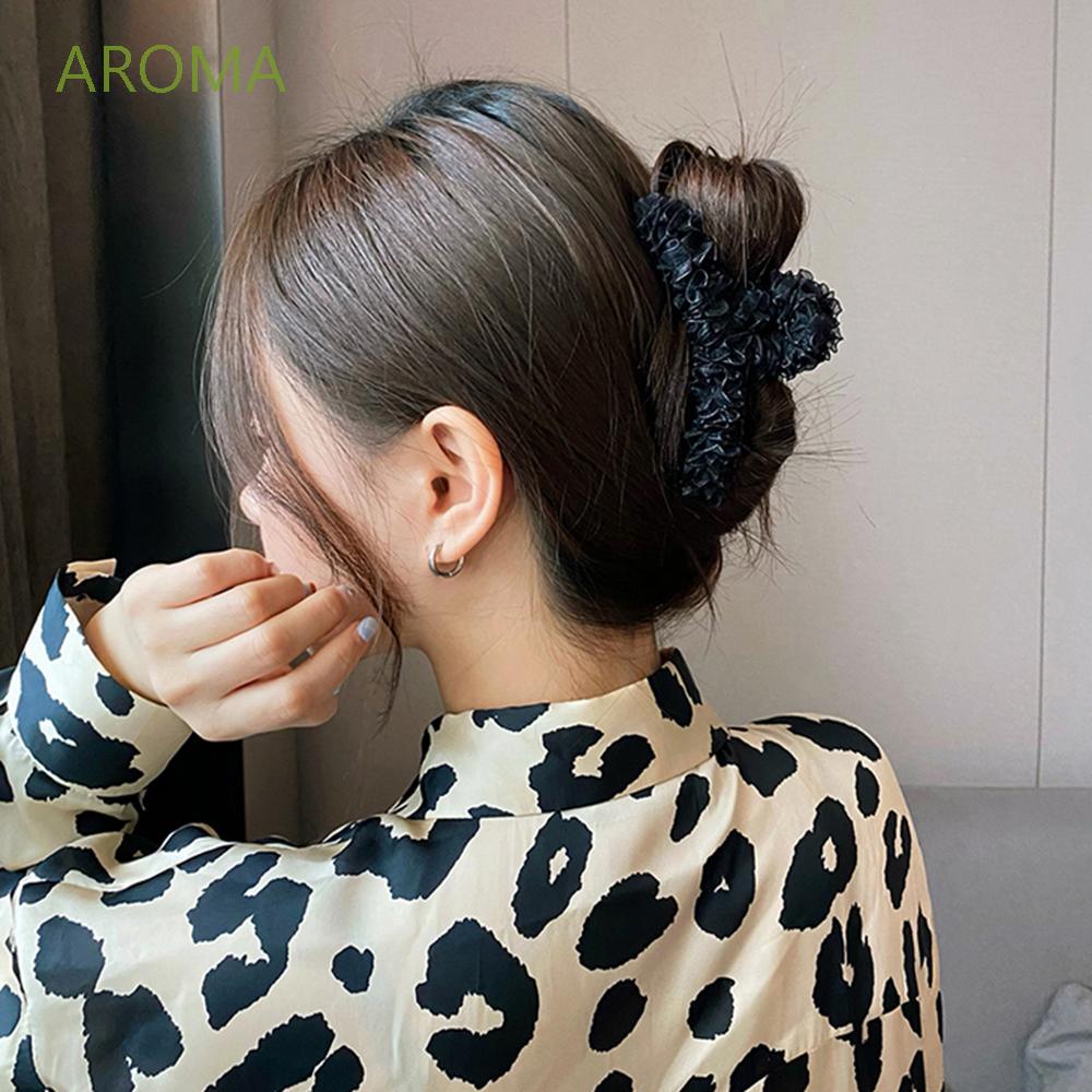 Kẹp Tóc Càng Cua Bằng Nhựa Nhiều Màu Cho Nữ