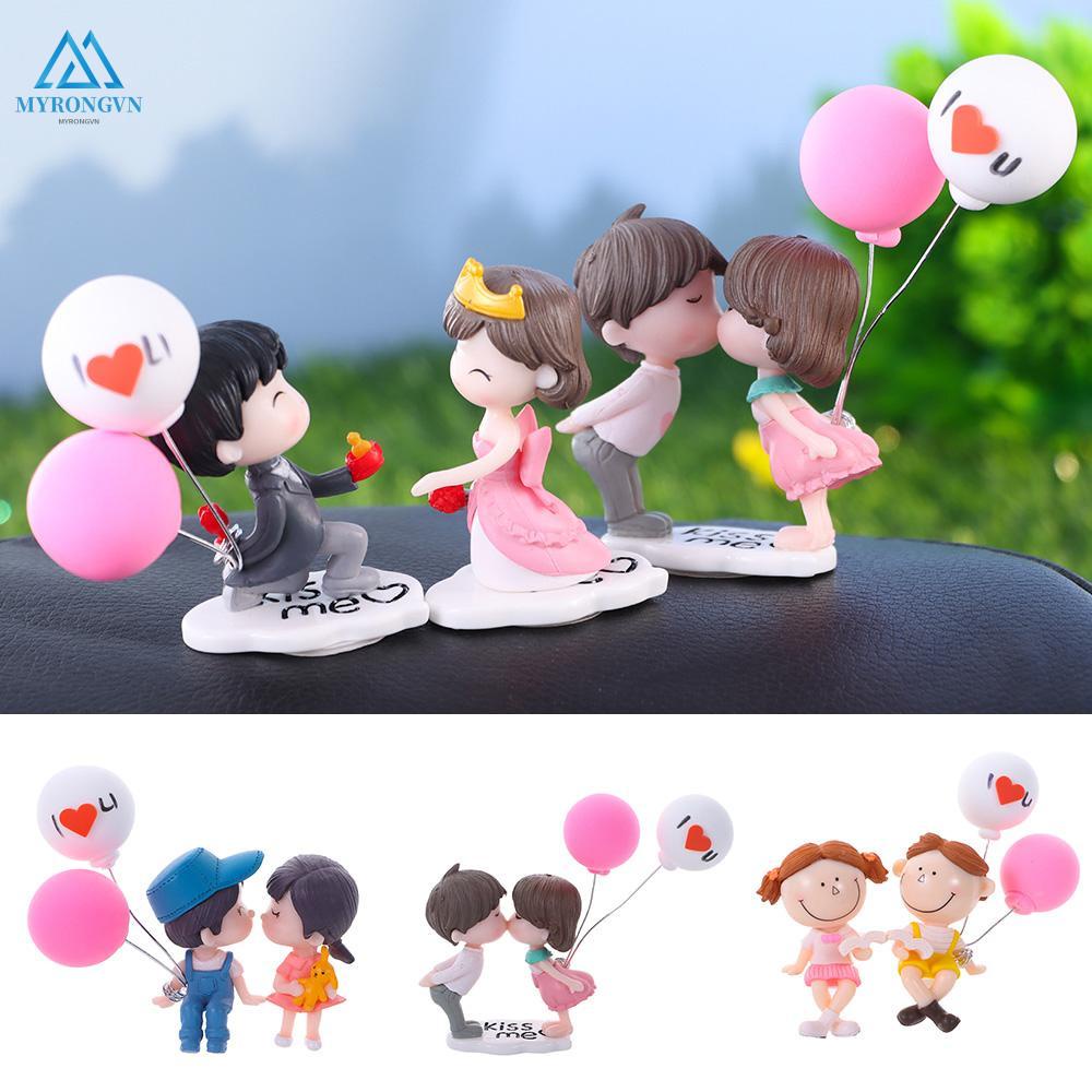 Phụ kiện trang trí xe hơi hình cặp đôi dễ thương đáng yêu