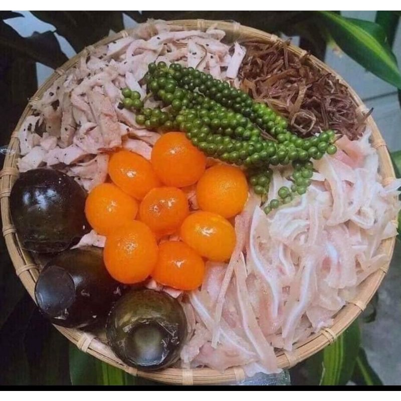 1KG/2 ĐÒN CHẢ HOA BÁCH THẢO TRỨNG MUỐI
