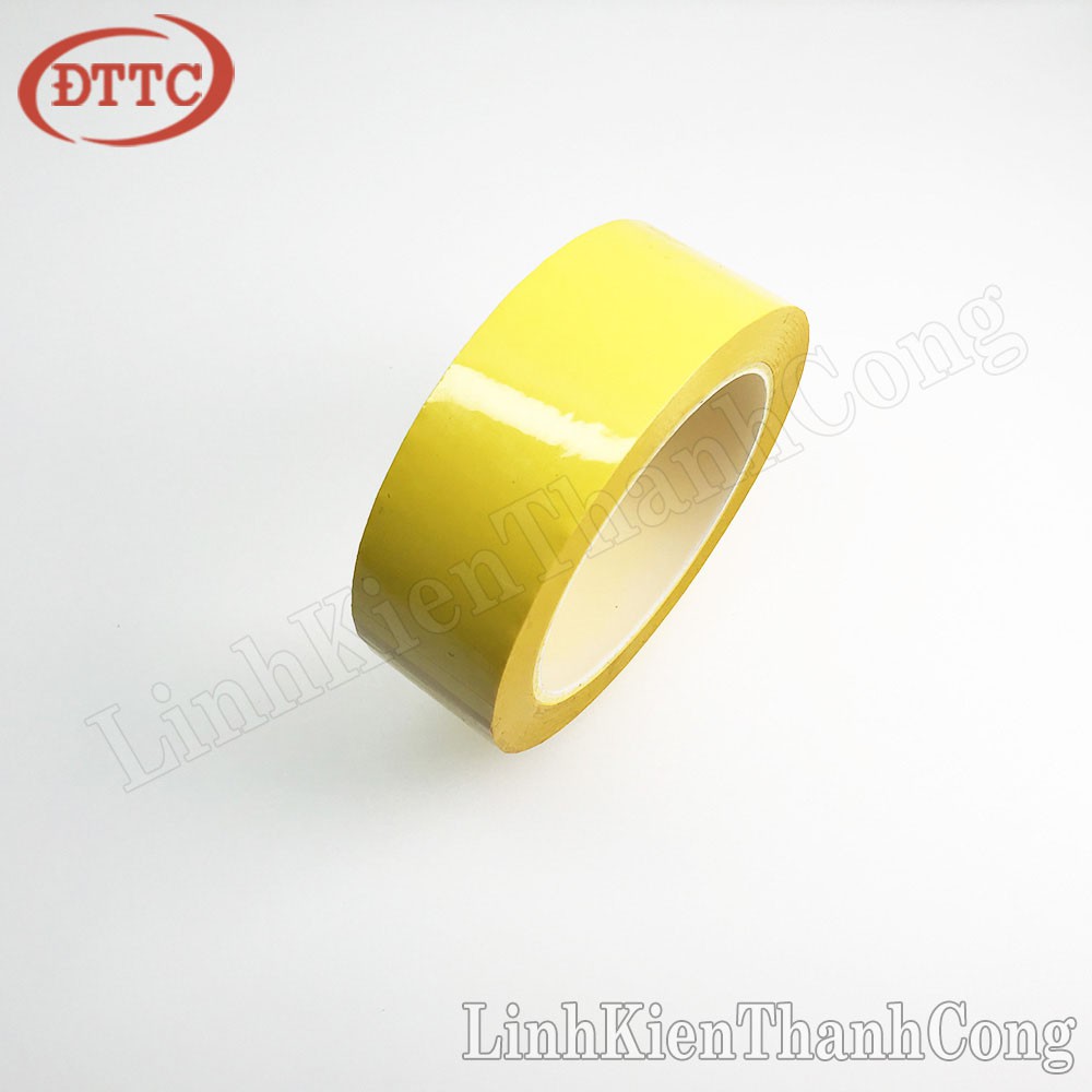 Băng Dính Quấn Biến Áp Xung Vàng Rộng 15mm 17mm 20mm 22mm 25mm 27mm 30mm 33mm 35mm 38mm 40mm 42mm 45mm 50mm 60mm