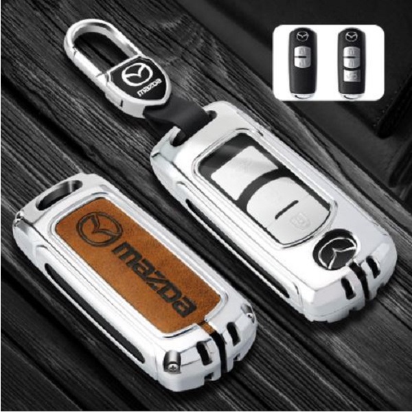 (Hà Nội) Ốp Bảo Vệ Chìa Khóa Xe Mazda 2, Mazda 3, CX5, CX8, Mazda 6,...Bằng Hợp Kim Cao Cấp