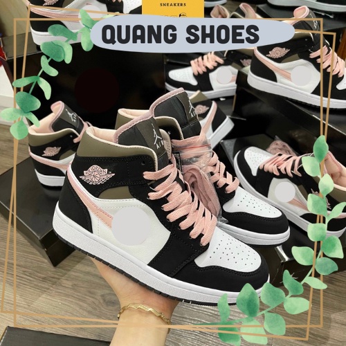 Giày thể thao 👟𝗙𝗨𝗟𝗟𝗕𝗢𝗫, Đ𝗨̉ 𝗦𝗜𝗭𝗘I 👟 Giày sneaker đen rêu hồng trẻ trung,đi chơi thoải mái G153