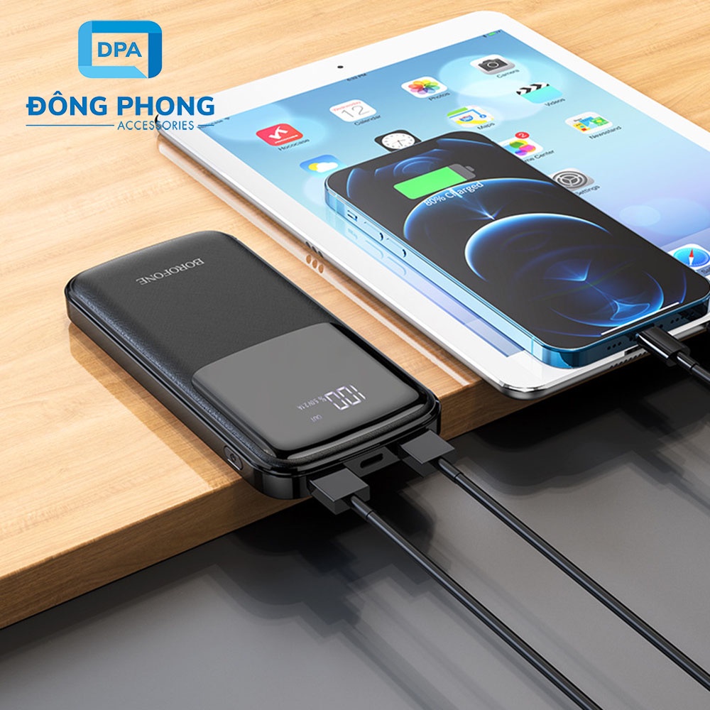 Pin Dự Phòng 10000mAh Borofone BJ17 Chính Hãng