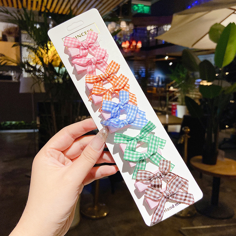 Set kẹp tóc hình nơ dễ thương dành cho bé gái