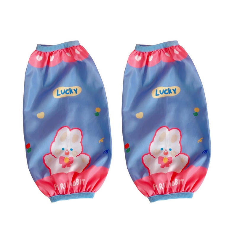 Vải bọc cổ tay áo dài chống bẩn họa tiết hoạt hình dễ thương